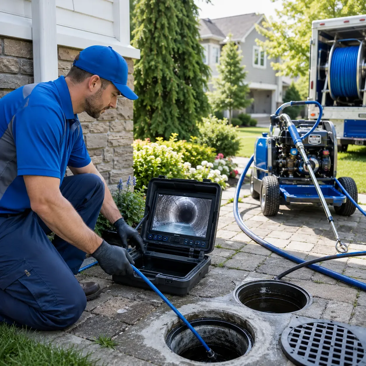Outdoor drain cleaning professionals serving Farmingdale, NY